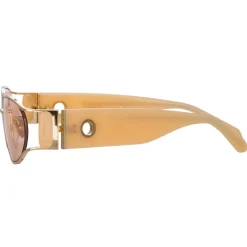 Linda Farrow - Shelby Cat Eye Sunglasses in Peach - LFL1157C5SUN - Linda Farrow Eyewear - Avvenice