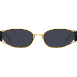 Linda Farrow - Shelby Cat Eye Sunglasses in Black (Men’s) - LFL1157C1SUN - Linda Farrow Eyewear - Avvenice