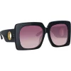 Linda Farrow - Sierra Oversized Sunglasses in Black Wine - LFL1346C2SUN - Linda Farrow Eyewear - Avvenice