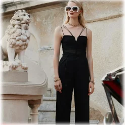 Linda Farrow - Sierra Oversized Sunglasses in White - LFL1346C4SUN - Linda Farrow Eyewear - Avvenice