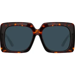 Linda Farrow - Sierra Oversized Sunglasses in Tortoiseshell - LFL1346C3SUN - Linda Farrow Eyewear - Avvenice