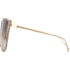 Linda Farrow - Silvie Cat Eye Sunglasses in Ash Mocha - LFL1244C5SUN - Linda Farrow Eyewear - Avvenice