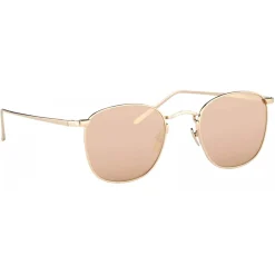 Linda Farrow - Simon Square Sunglasses in Rose Gold - LFLC479C3SUN - Linda Farrow Eyewear - Avvenice