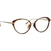 Linda Farrow - Song Cat Eye Optical Frame in Tortoiseshell - LFL1445C4OPT - Linda Farrow Eyewear - Avvenice