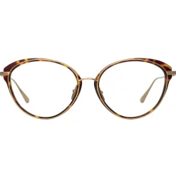 Linda Farrow - Song Cat Eye Optical Frame in Tortoiseshell - LFL1445C4OPT - Linda Farrow Eyewear - Avvenice