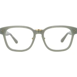 Linda Farrow - Steffen A Optical D-Frame in Steel - LFL1402AC3OPT - Linda Farrow Eyewear - Avvenice