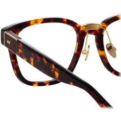 Linda Farrow - Steffen A Optical D-Frame in Tortoiseshell - LFL1402AC2OPT - Linda Farrow Eyewear - Avvenice