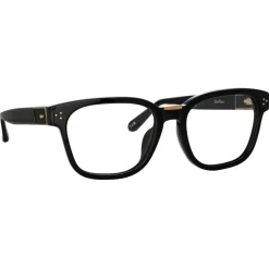 Linda Farrow - Steffen Optical D-Frame in Black - LFL1402C4OPT - Linda Farrow Eyewear - Avvenice