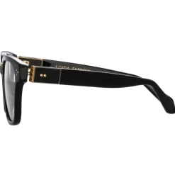 Linda Farrow - Steffen Optical D-Frame in Black - LFL1402C4OPT - Linda Farrow Eyewear - Avvenice
