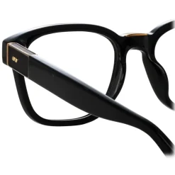 Linda Farrow - Steffen Optical D-Frame in Black - LFL1402C4OPT - Linda Farrow Eyewear - Avvenice