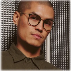 Linda Farrow - The Calthorpe Oval Optical Glasses in Black (C1) - LFLC251C1OPT - Linda Farrow Eyewear - Avvenice