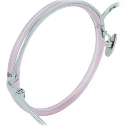 Linda Farrow - Tracy Round Optical Glasses in Milky Purple - LFL239C63OPT - Linda Farrow Eyewear - Avvenice