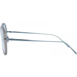 Linda Farrow - Tracy Round Optical Glasses in Milky Grey - LFL239C62OPT - Linda Farrow Eyewear - Avvenice