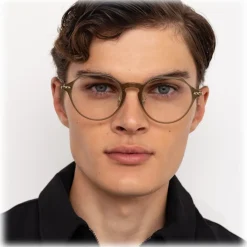 Linda Farrow - Wren Oval Optical Glasses in Green - LF05AC13OPT - Linda Farrow Eyewear - Avvenice