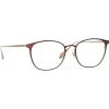 Linda Farrow - Xate Rectangular Optical Glasses in Brown - LFL1235C3OPT - Linda Farrow Eyewear - Avvenice