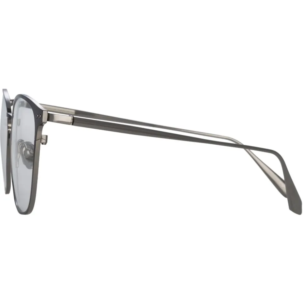 Linda Farrow - Xate Rectangular Optical Glasses in Black White Gold - LFL1235C2OPT - Linda Farrow Eyewear - Avvenice