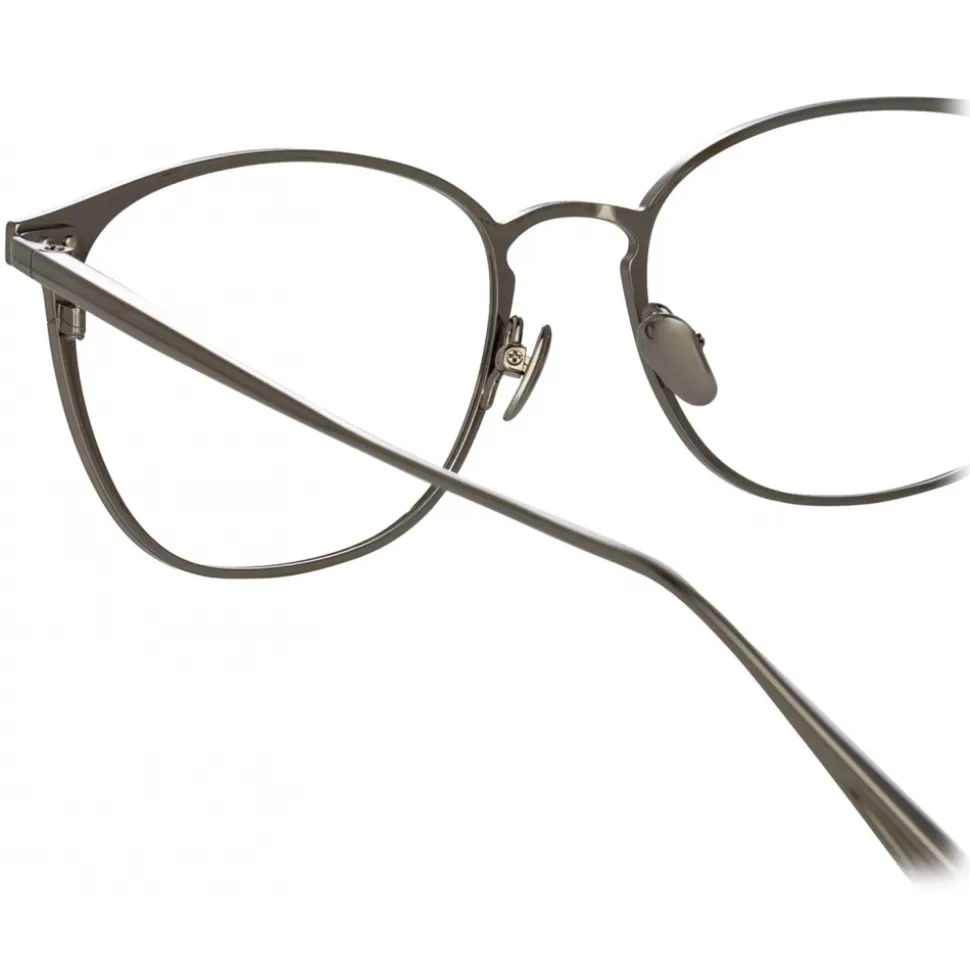 Linda Farrow - Xate Rectangular Optical Glasses in Black White Gold - LFL1235C2OPT - Linda Farrow Eyewear - Avvenice