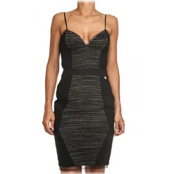 Liu Jo - Bi-Material Sheath Dress - Black/Grey - Dress - Made in Italy - Luxury Exclusive Collection - Avvenice