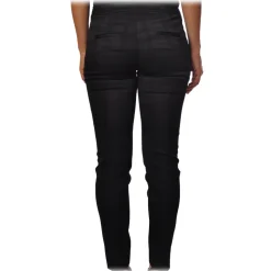 Liu Jo - Check Pattern Skinny Pant - Black - Trousers - Made in Italy - Luxury Exclusive Collection - Avvenice