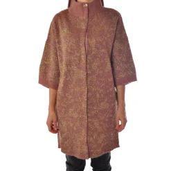 Liu Jo - Crater Neck Knit Coat - Pink - Jacket - Made in Italy - Luxury Exclusive Collection - Avvenice