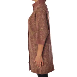 Liu Jo - Crater Neck Knit Coat - Pink - Jacket - Made in Italy - Luxury Exclusive Collection - Avvenice