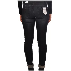 Liu Jo - Jeans with Glitter Application Details - Black - Trousers - Made in Italy - Luxury Exclusive Collection - Avvenice