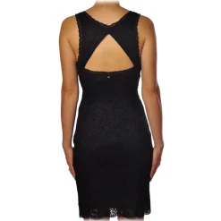 Liu Jo - Lace V-neck Dress - Black - Dress - Made in Italy - Luxury Exclusive Collection - Avvenice