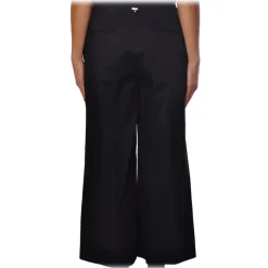 Liu Jo - Liu Jo - Bell Leg Pant with Jewel Buttons - Black - Trousers - Made in Italy - Luxury Exclusive Collection - Avvenice