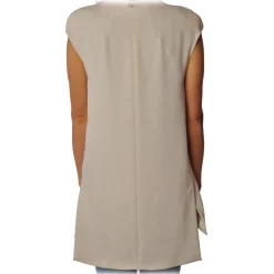 Liu Jo - Long and Open Vest - Beige - Top - Made in Italy - Luxury Exclusive Collection - Avvenice