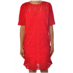 Liu Jo - Short Lace Dress - Red - Dress - Made in Italy - Luxury Exclusive Collection - Avvenice