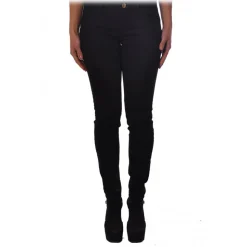 Liu Jo - Skinny Elasticized Jeans - Black - Trousers - Made in Italy - Luxury Exclusive Collection - Avvenice