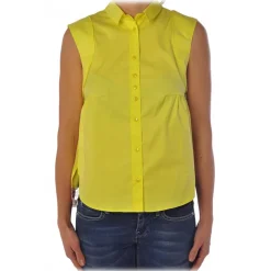 Liu Jo - Sleeveless Shirt - Yellow - Shirts - Made in Italy - Luxury Exclusive Collection - Avvenice