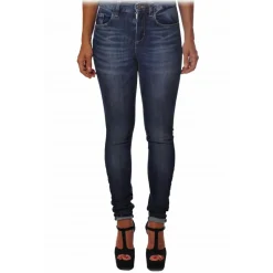 Liu Jo - Stretch Skinny Medium Waist Jeans - Blue - Trousers - Made in Italy - Luxury Exclusive Collection - Avvenice