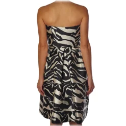 Liu Jo - Zebra Patterned Dress - Black/White - Dress - Made in Italy - Luxury Exclusive Collection - Avvenice