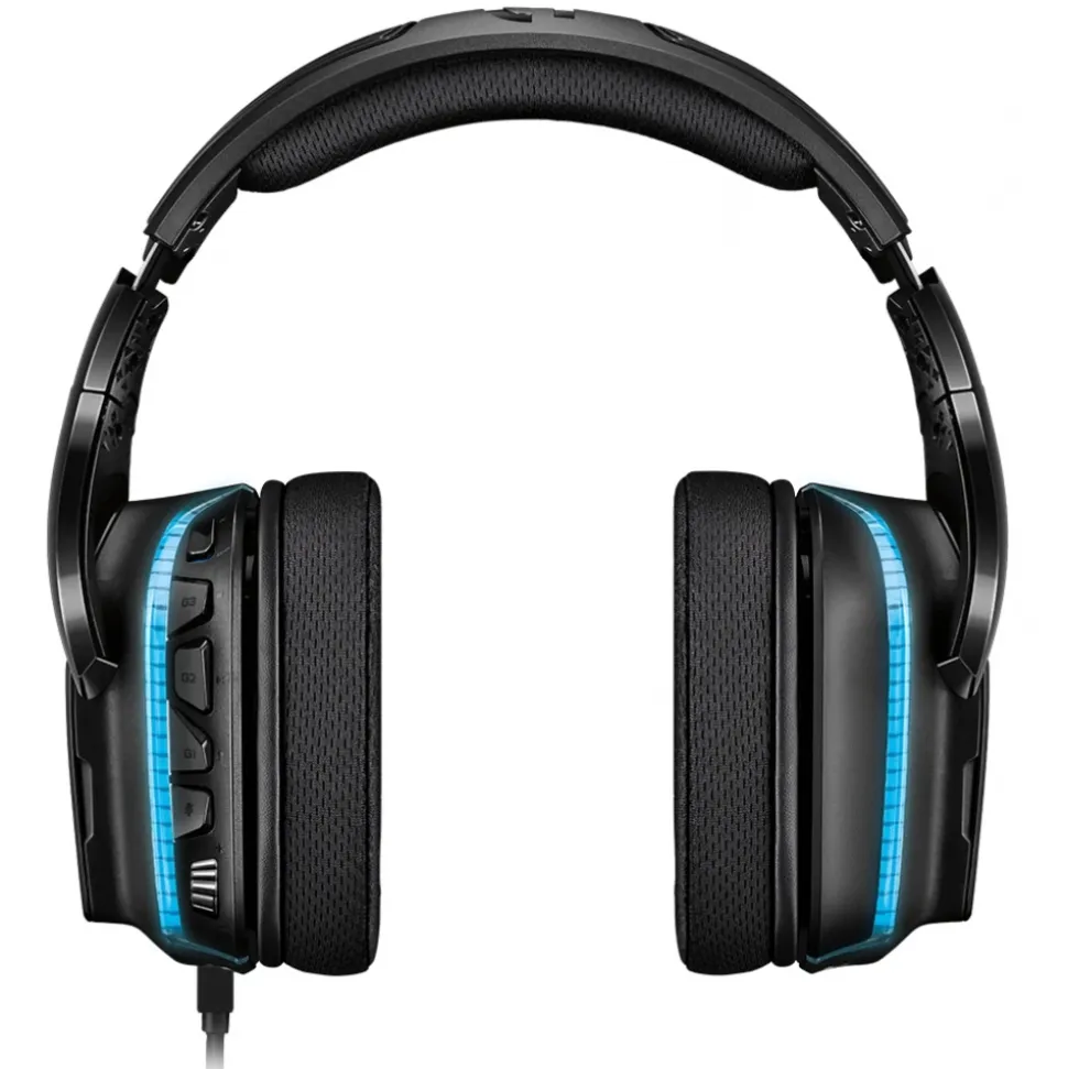 Logitech - G635 7.1 Surround Sound Lightsync Gaming Headset - Black - Gaming Headset - Avvenice