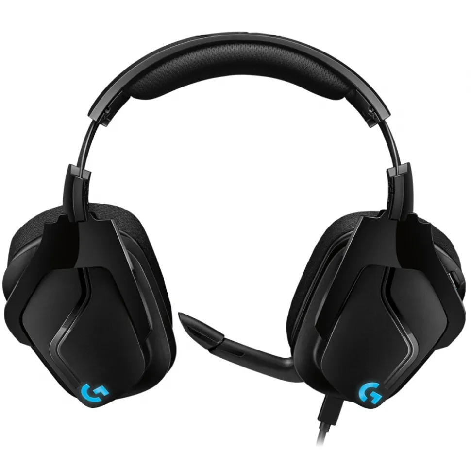 Logitech - G635 7.1 Surround Sound Lightsync Gaming Headset - Black - Gaming Headset - Avvenice