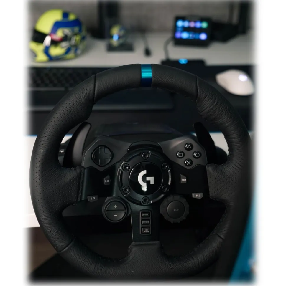Logitech - G923 - Trueforce Sim Racing Wheel - PC - PS - XBOX - Real Simulation - Gaming - Play Station - PS5 - Avvenice