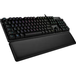 Logitech - G513 Carbon Lightspeed RGB Mechanical Gaming Keyboard with Palmrest - Carbon - Gaming Keyboard - Avvenice