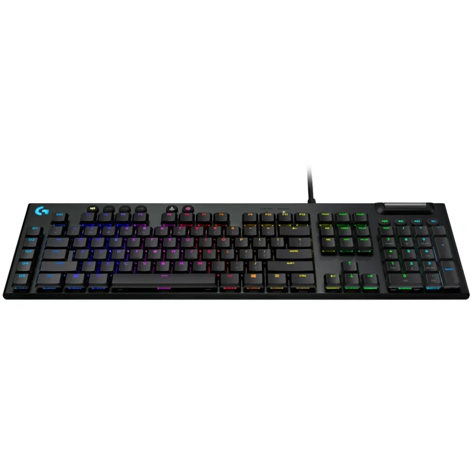 Logitech - G815 Lightspeed RGB Mechanical Gaming Keyboard - White - Gaming Keyboard - Avvenice