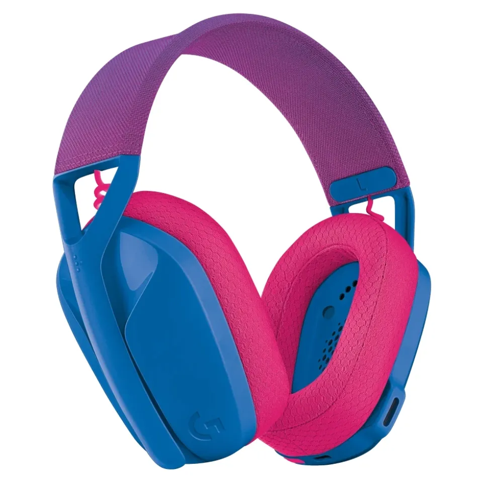 Logitech - G435 Lightspeed Wireless Gaming Headset - Blue and Raspberry - Gaming Headset - Avvenice