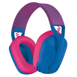 Logitech - G435 Lightspeed Wireless Gaming Headset - Blue and Raspberry - Gaming Headset - Avvenice