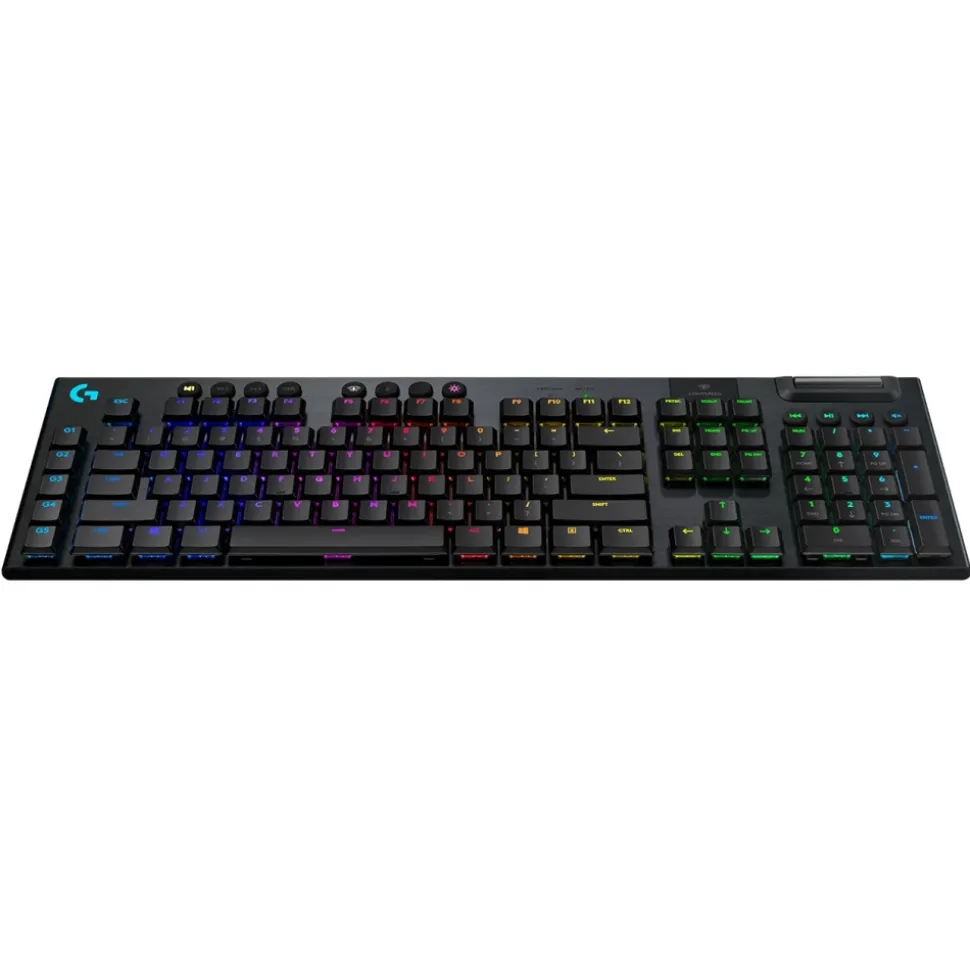 Logitech - G915 Lightspeed Wireless RGB Mechanical Gaming Keyboard - Black - Gaming Keyboard - Avvenice