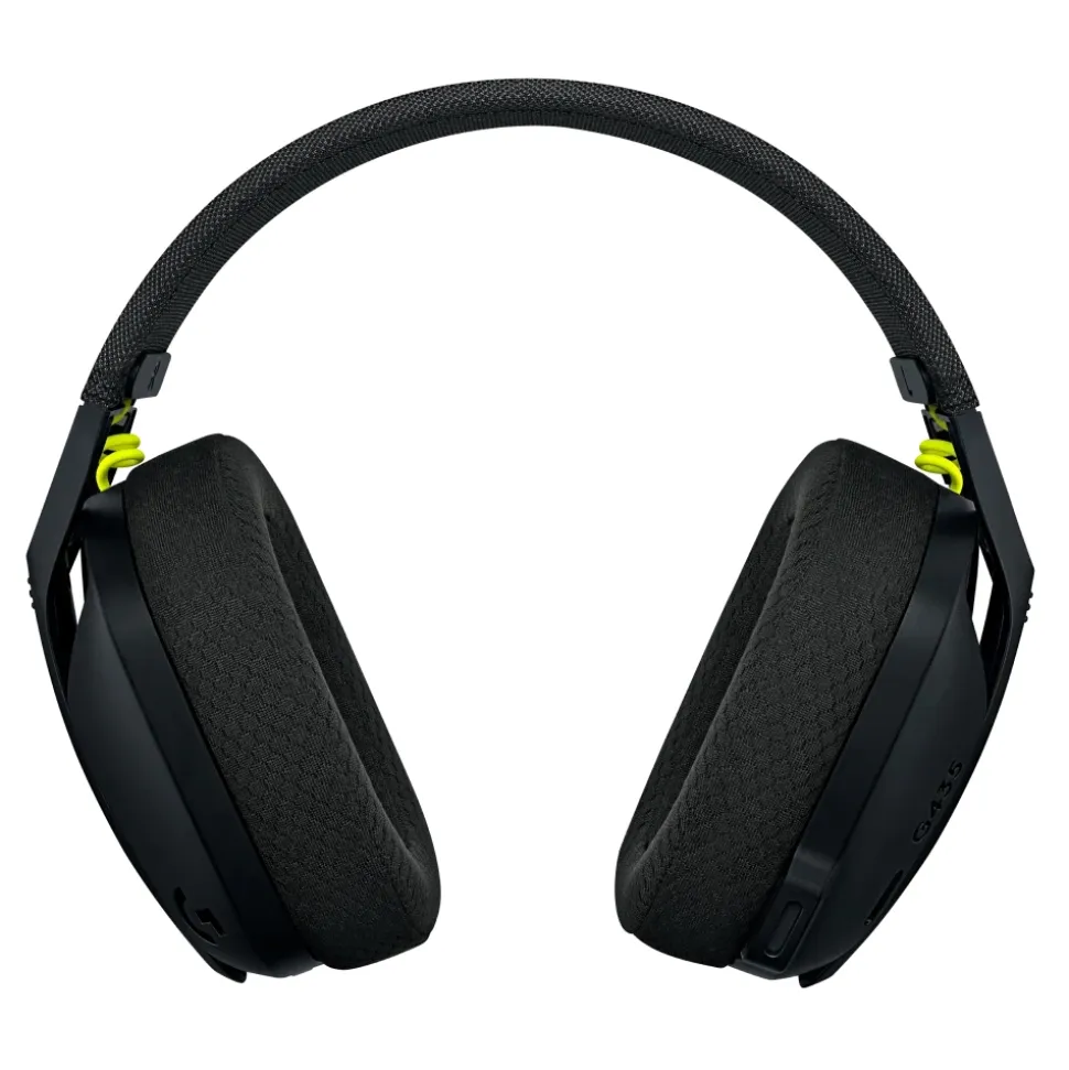 Logitech - G435 Lightspeed Wireless Gaming Headset - Black and Neon Yellow - Gaming Headset - Avvenice