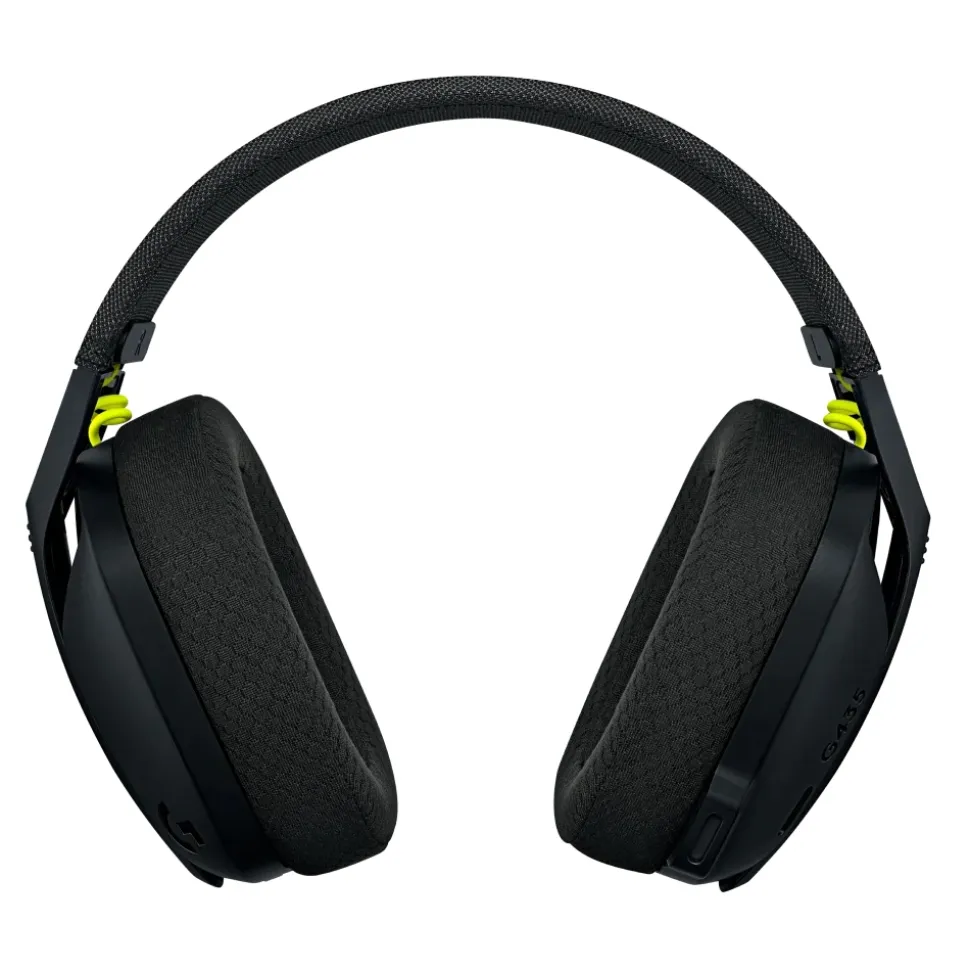 Logitech - G435 Lightspeed Wireless Gaming Headset - Black and Neon Yellow - Gaming Headset - Avvenice