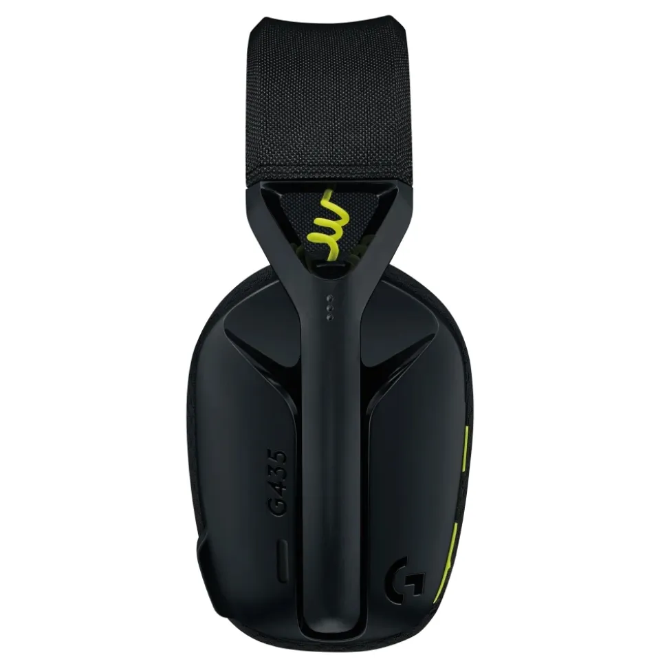 Logitech - G435 Lightspeed Wireless Gaming Headset - Black and Neon Yellow - Gaming Headset - Avvenice