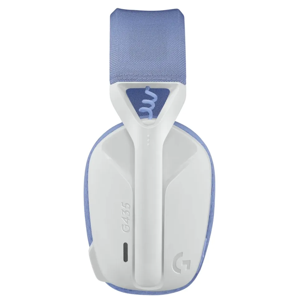 Logitech - G435 Lightspeed Wireless Gaming Headset - Off White and Lilac - Gaming Headset - Avvenice