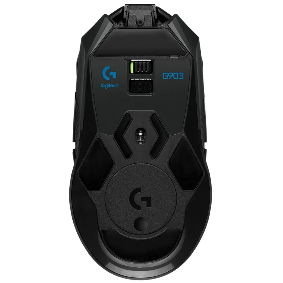 Logitech - G903 LIGHTSPEED Wireless Gaming Mouse with HERO Sensor - Black - Gaming Mouse - Avvenice