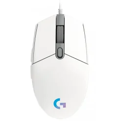 Logitech - G203 Lightsync RGB Gaming Mouse - White - Gaming Mouse - Avvenice