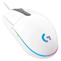 Logitech - G203 Lightsync RGB Gaming Mouse - White - Gaming Mouse - Avvenice
