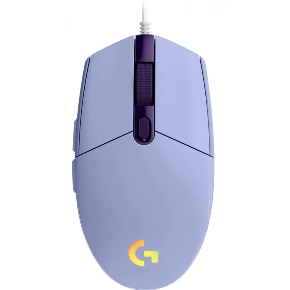 Logitech - G203 Lightsync RGB Gaming Mouse - Lilac - Gaming Mouse - Avvenice